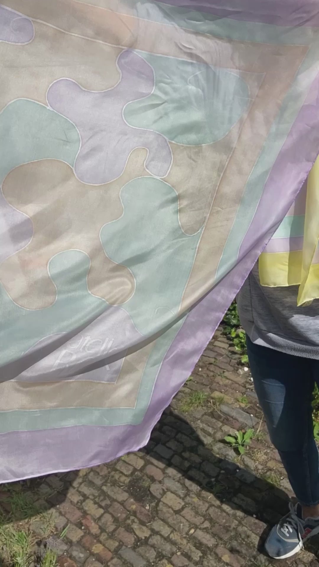 Silk Scarf - Pastels